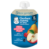 Gerber Deser w tubce, jabłko, gruszka, malina, jagoda, po 6 miesiącu, 80 g - miniaturka zdjęcia produktu