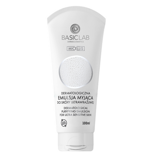 BasicLab Micellis, dermatologiczna emulsja myjąca do skóry ultrawrażliwej, 100 ml - zdjęcie produktu