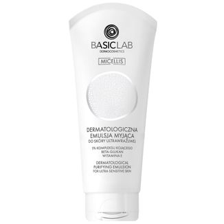 BasicLab Micellis, dermatologiczna emulsja myjąca do skóry ultrawrażliwej, 100 ml - zdjęcie produktu