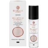 BasicLab Aminis, krem aktywnie stymulujący do twarzy, szyi i dekoltu na noc, z aminokwasami 5%, odbudowa i ujędrnienie, 50 ml - miniaturka zdjęcia produktu