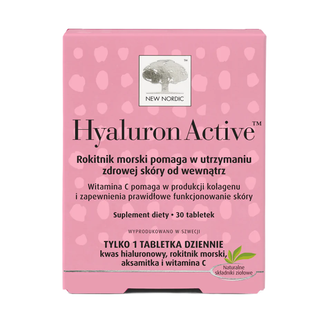 New Nordic Hyaluron Active, 30 tabletek - zdjęcie produktu
