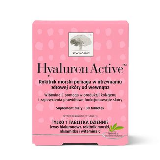 New Nordic Hyaluron Active, 30 tabletek - zdjęcie produktu