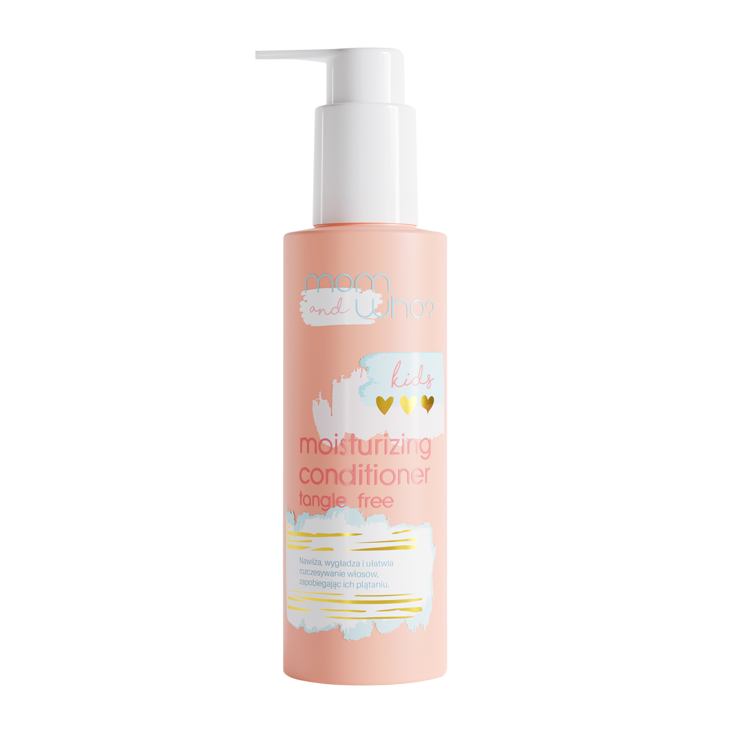 Mom and Who Kids, feuchtigkeitsspendend Spülung erleichtert Entwirren, 150 ml
