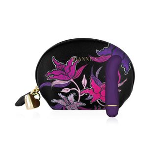 Rianne S Mini G Floral Deep Purple, wibrujący masażer i stymulator punktu G, fioletowy, 1 sztuka - zdjęcie produktu
