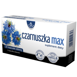 Czarnuszka Max, 30 kapsułek USZKODZONE OPAKOWANIE Czarnuszka Max, 30 kapsułek USZKODZONE OPAKOWANIE - zdjęcie produktu