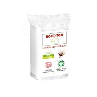 Bocoton Bio, bawełniane ręczniki kosmetyczne, 60 sztuk - zdjęcie produktu