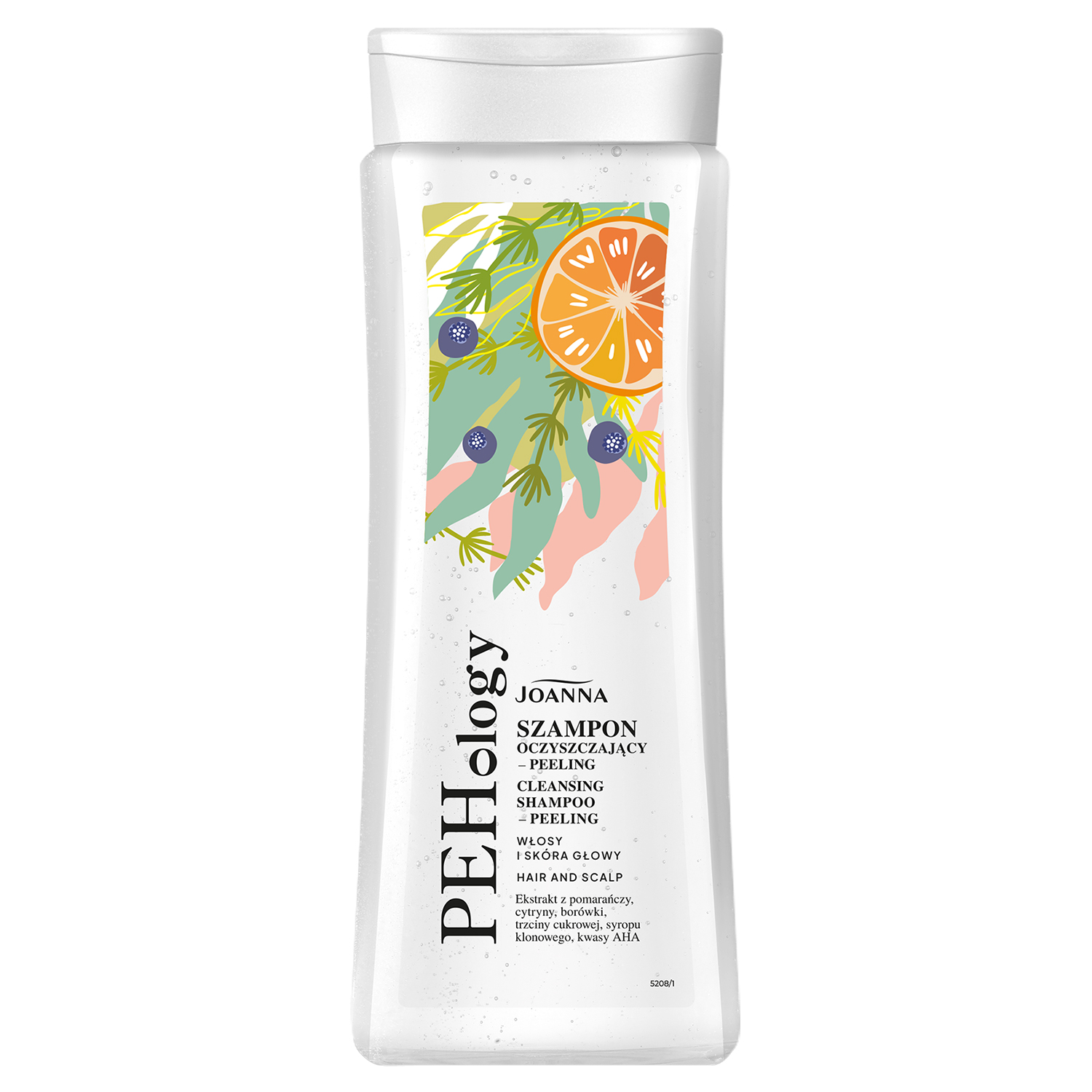 Nieznana Joanna PEHology, szampon oczyszczający-peeling do włosów i skóry głowy, 300 ml