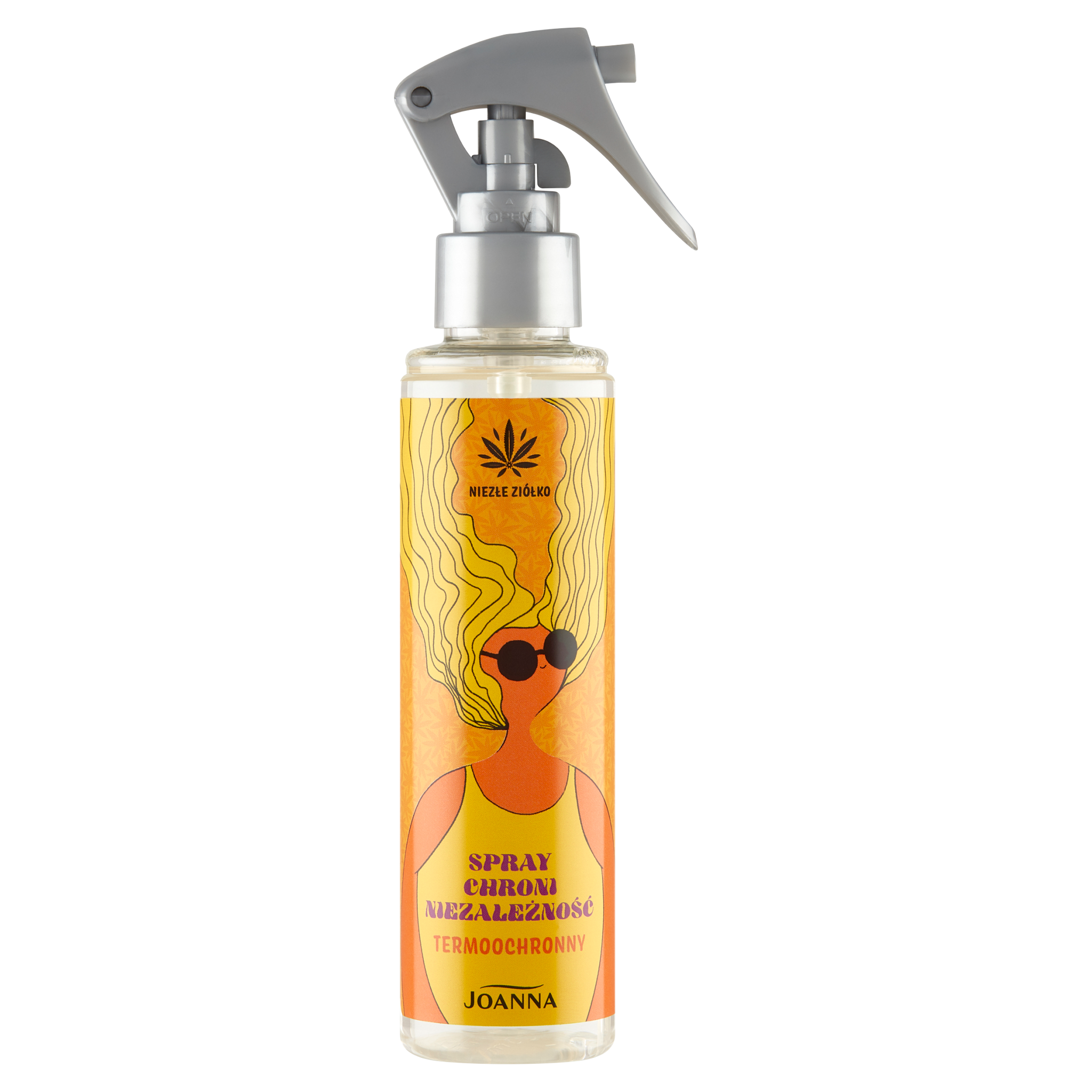 Nieznana Joanna Niezłe Ziółko, termoochronny spray do włosów, 150 ml — Składniki i ocena