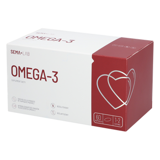 SEMA Lab Omega-3, 60 kapsułek USZKODZONE OPAKOWANIE - zdjęcie produktu