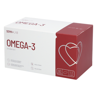 SEMA Lab Omega-3, 60 kapsułek - zdjęcie produktu