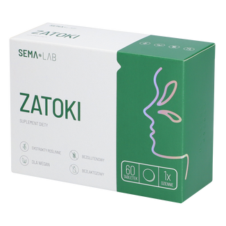 SEMA Lab Zatoki, 60 tabletek KRÓTKA DATA - zdjęcie produktu