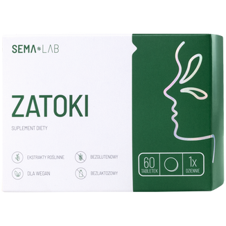 SEMA Lab Zatoki, 60 tabletek USZKODZONE OPAKOWANIE - zdjęcie produktu
