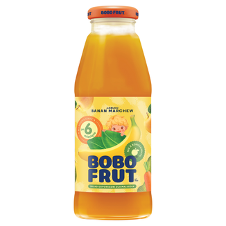 Bobo Frut Nektar owocowo-warzywny, jabłko, banan, marchew, po 6 miesiącu, 300 ml KRÓTKA DATA - zdjęcie produktu