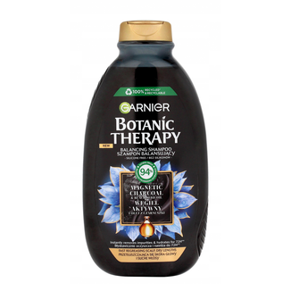 Garnier Botanic Therapy, balansujący szampon do włosów suchych i przetłuszczającej się skóry głowy, węgiel aktywny, 400 ml - zdjęcie produktu
