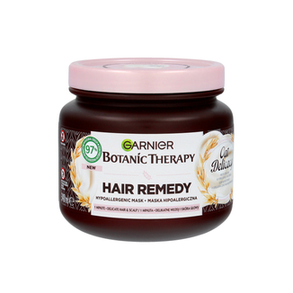 Garnier Botanic Therapy, hipoalergiczna maska do włosów delikatnych, krem ryżowy & organiczne mleko owsiane, 340 ml - zdjęcie produktu