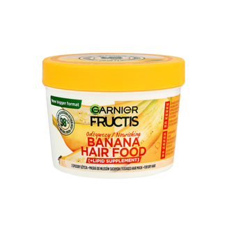 Garnier Fructis Hair Food Banana, odżywcza maska do włosów bardzo suchych, 400 ml - zdjęcie produktu