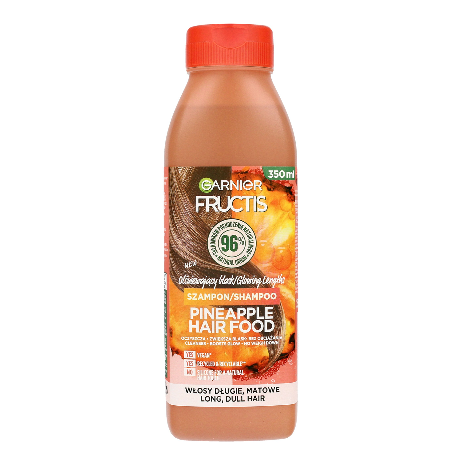 Garnier Garnier Fructis Hair Food Pineapple, aufhellend Shampoo lang und matt, 350 ml — Inhaltsstoffe und Bewertung