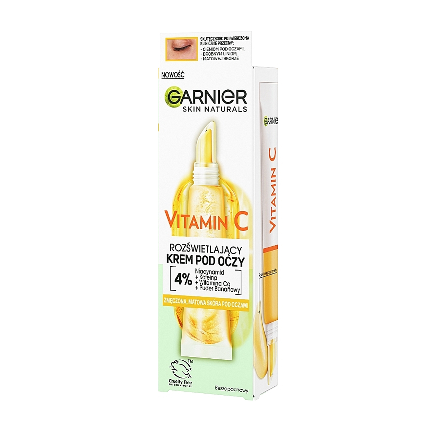 Garnier Garnier Skin Naturals Vitamin C rozświetlający krem pod oczy, 15 ml