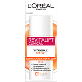 L'Oreal Revitalift Clinical, rozświetlający krem do twarzy na dzień, witamina C, SPF 50+, 50 ml - miniaturka zdjęcia produktu