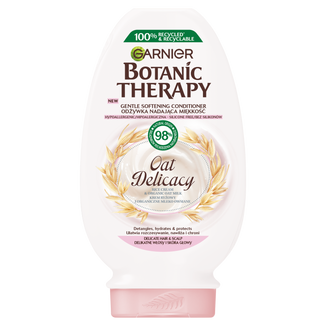 Garnier Botanic Therapy Oat Delicacy, łagodząca odżywka do włosów, hipoalergiczna, 200 ml - zdjęcie produktu