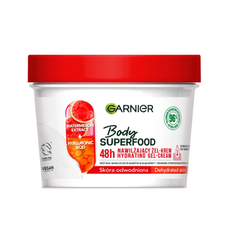 Garnier Body Superfood, nawilżający żel-krem z arbuzem i kwasem hialuronowym, 380 ml - zdjęcie produktu