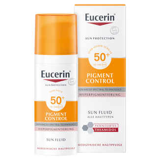 Eucerin Sun Protection Pigment Control, fluid ochronny przeciw przebarwieniom, SPF 50+, 50 ml - zdjęcie produktu