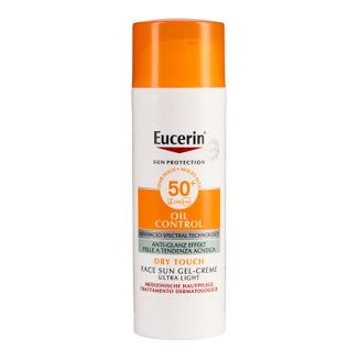Eucerin Sun Oil Control, ultralekki żel-krem ochronny do skóry z niedoskonałościami, SPF 50+, 50 ml - zdjęcie produktu