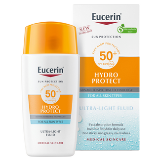 Eucerin Sun Protection Hydro Protect, ultralekki nawilżający fluid ochronny, SPF 50+, 50 ml - zdjęcie produktu