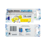 El-Comp Big Box, kasetka na leki dzienna, 4-komorowa - miniaturka zdjęcia produktu