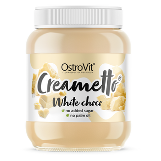 OstroVit Creametto White Choco, krem o smaku białej czekolady, 350 g OstroVit Creametto White Choco, krem o smaku białej czekolady, 350 g - zdjęcie produktu