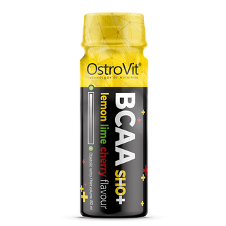 OstroVit BCAA Shot, smak cytrynowo-limonkowo-wiśniowy, 80 ml - zdjęcie produktu