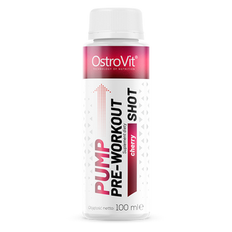 OstroVit Pump Pre-Workout Shot, smak wiśniowy, 100 ml - zdjęcie produktu