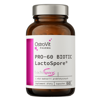OstroVit Pharma Pro-60 Biotic LactoSpore, 60 kapsułek - zdjęcie produktu
