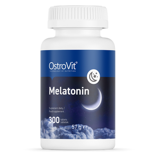 OstroVit Melatonin, melatonina 1 mg, 300 tabletek - zdjęcie produktu