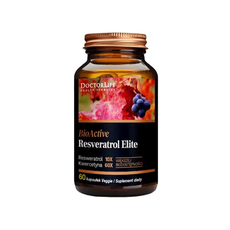 Doctor Life Resveratrol Elite BioActive, 60 kapsułek veggie - zdjęcie produktu