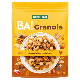 Bakalland BA! Granola 5 orzechów, 300 g KRÓTKA DATA - zdjęcie produktu