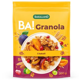 Bakalland BA! Granola 5 bakalii, 300 g Bakalland BA! Granola 5 bakalii, 300 g - zdjęcie produktu