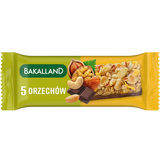Bakalland Baton zbożowy, 5 orzechów, 40 g - miniaturka zdjęcia produktu