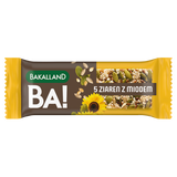 Bakalland Baton zbożowy, 5 ziaren z miodem, 40 g - miniaturka zdjęcia produktu