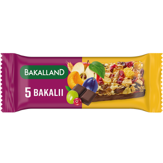 Bakalland Baton zbożowy, 5 bakalii, 40 g - zdjęcie produktu