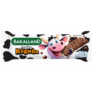 Bakalland Kids Czoko Krówka, baton, bez dodatku cukru, 25 g - zdjęcie produktu