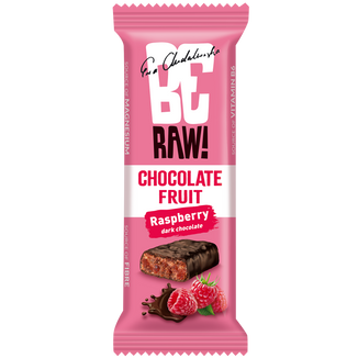 BeRAW! Energy, baton energetyczny, malina, gorzka czekolada, 40g - zdjęcie produktu