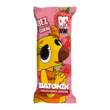 BeRAW! Kids, batonik, truskawka, banan, bez dodatku cukru, 25 g - miniaturka zdjęcia produktu