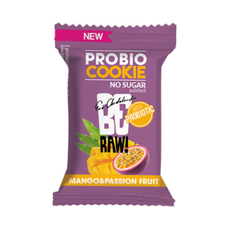 BeRAW! Probio, ciastko probiotyczne, mango i marakuja, 18 g - zdjęcie produktu