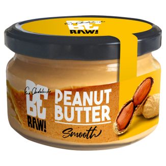 BeRAW! Peanut Butter, krem orzechowy, Smooth, 190 g - zdjęcie produktu