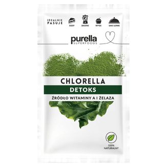 Purella Superfoods Chlorella, proszek, 21 g - zdjęcie produktu