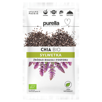 Purella Superfoods Chia Bio, nasiona, 50 g - zdjęcie produktu