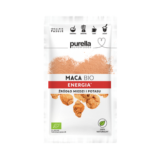 Purella Superfoods Maca Bio, proszek, 28 g - zdjęcie produktu