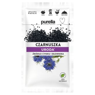 Purella Superfoods Czarnuszka, nasiona, 40 g KRÓTKA DATA - zdjęcie produktu