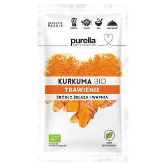 Purella Superfoods Kurkuma Bio, 20 g - zdjęcie produktu